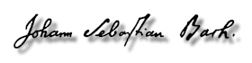 Bach's signature