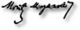 Moszkowski's signature