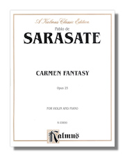 Sarasate Carmen Fantasy, Op. 2 for Violin & Piano