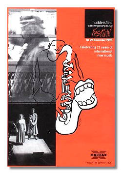 Huddersfield Contemporary Music Festival 1998 Poster