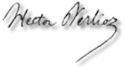 Berlioz's signature