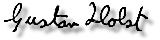 Holst's signature