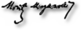 Moszkowski's signature