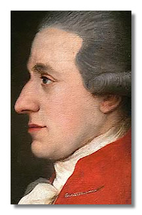 A portrait of Mozart painted in 1783, during his early years in Vienna when he was in buoyant mood after his marriage to Constanze