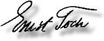 Ernst Toch's signature