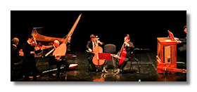 Ensemble L'Aura Soave performing at the Monteverdi Festival, Cremona 2001