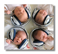 Babies listening to classical music