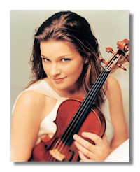 Violinist Janine Jansen by Mitch Jenkins