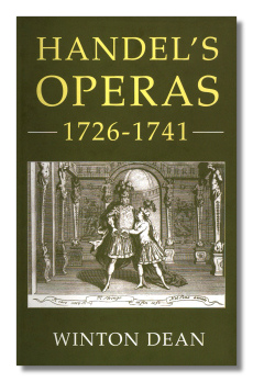 Handel's Operas 1726-1741 by Dean