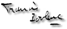 Poulenc's signature