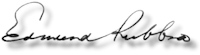 Edmund Rubbra's signature